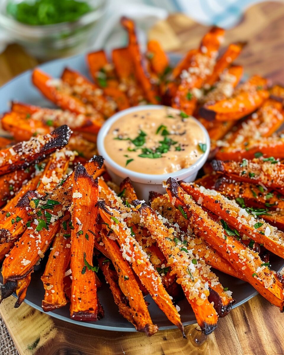 Parmesan Roasted Carrot Fries