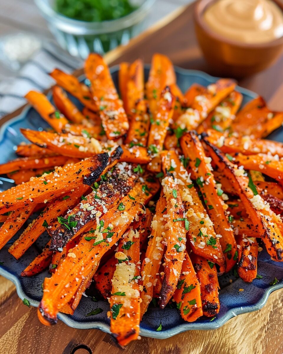 Parmesan Roasted Carrot Fries