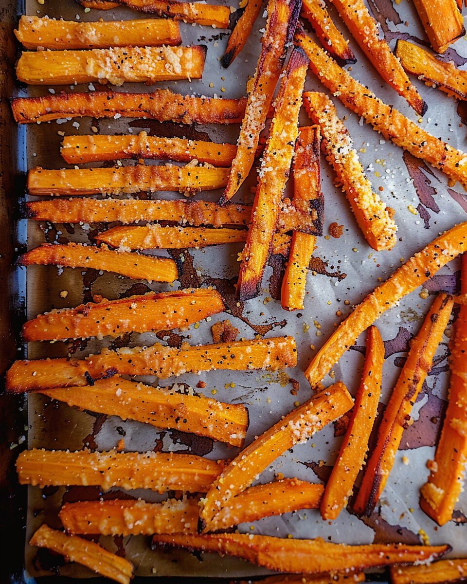 Parmesan Roasted Carrot Fries