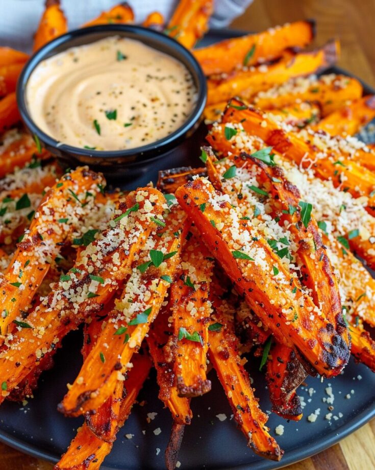 Parmesan Roasted Carrot Fries