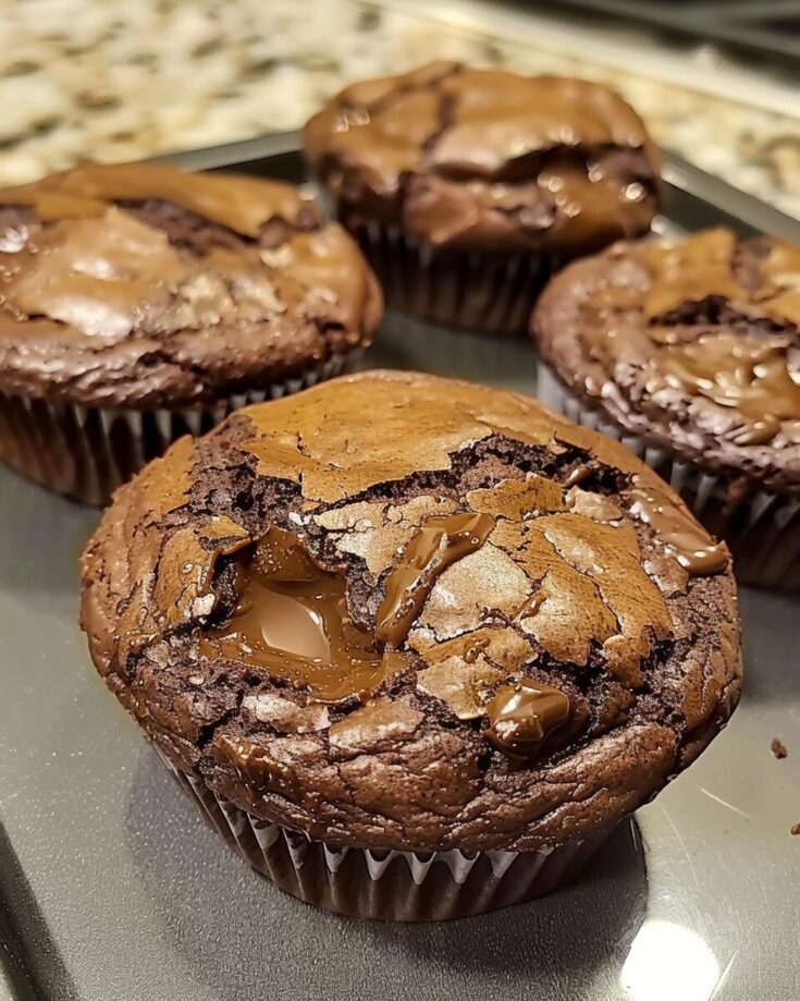 Peanut Butter Stuffed Brookies