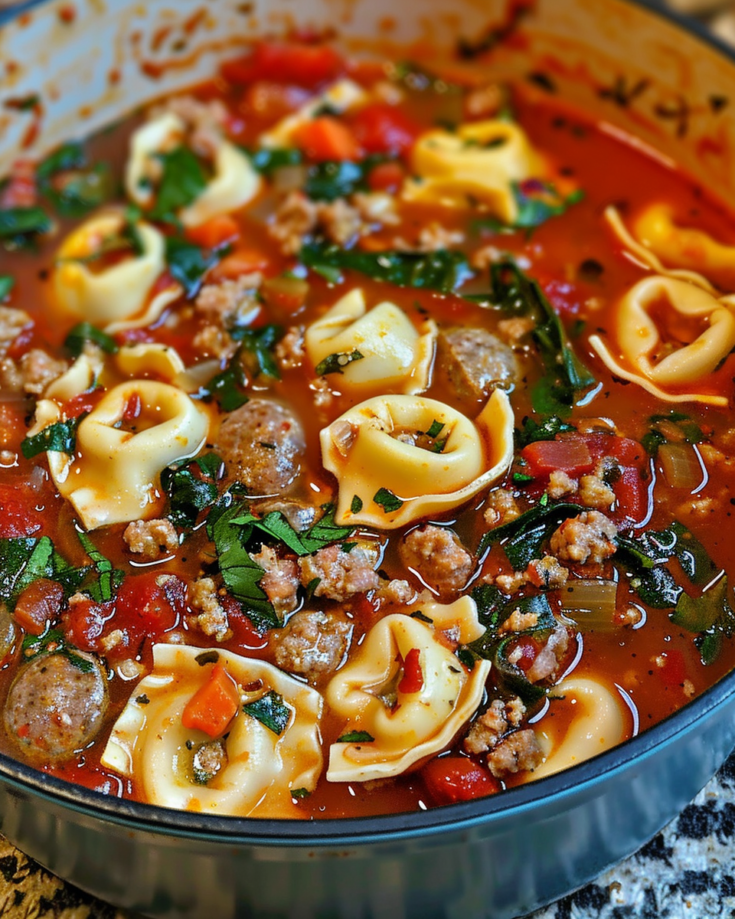 Sausage Tortellini Soup