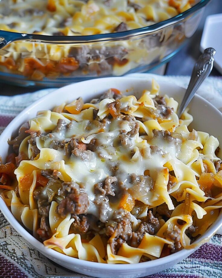 Sour Cream Beef Noodle Casserole