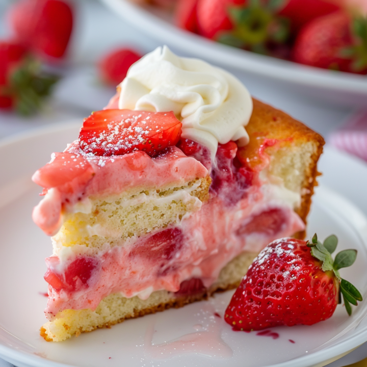 Strawberry Cheesecake Cake