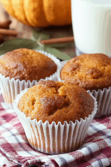 2-Ingredient Pumpkin Muffins