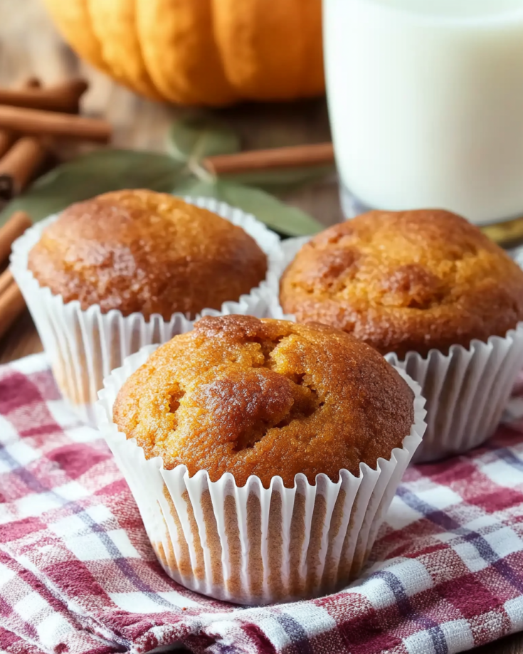 2-Ingredient Pumpkin Muffins