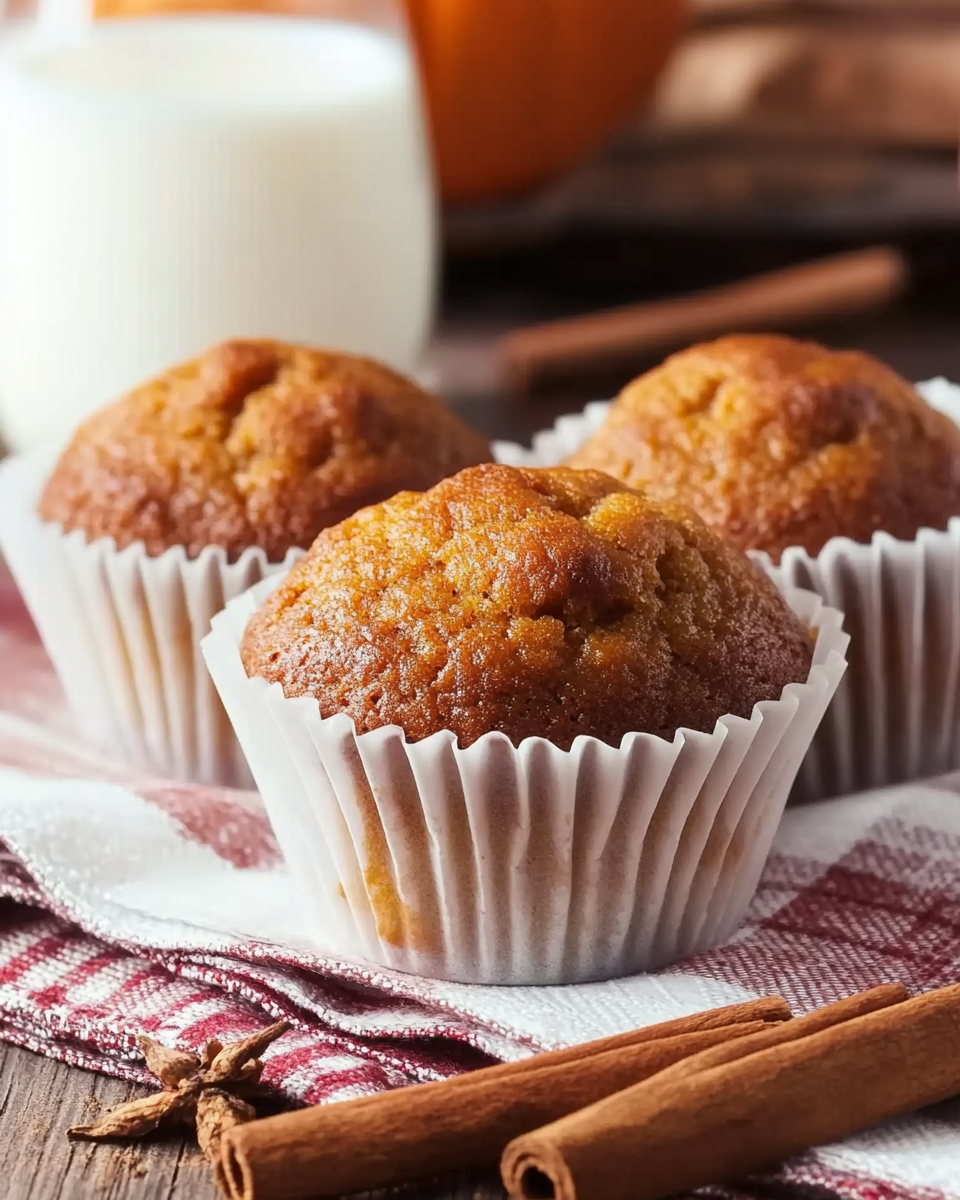 2-Ingredient Pumpkin Muffins