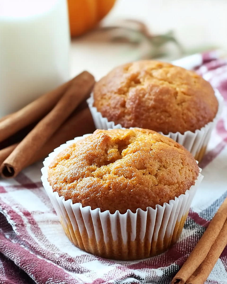 2-Ingredient Pumpkin Muffins