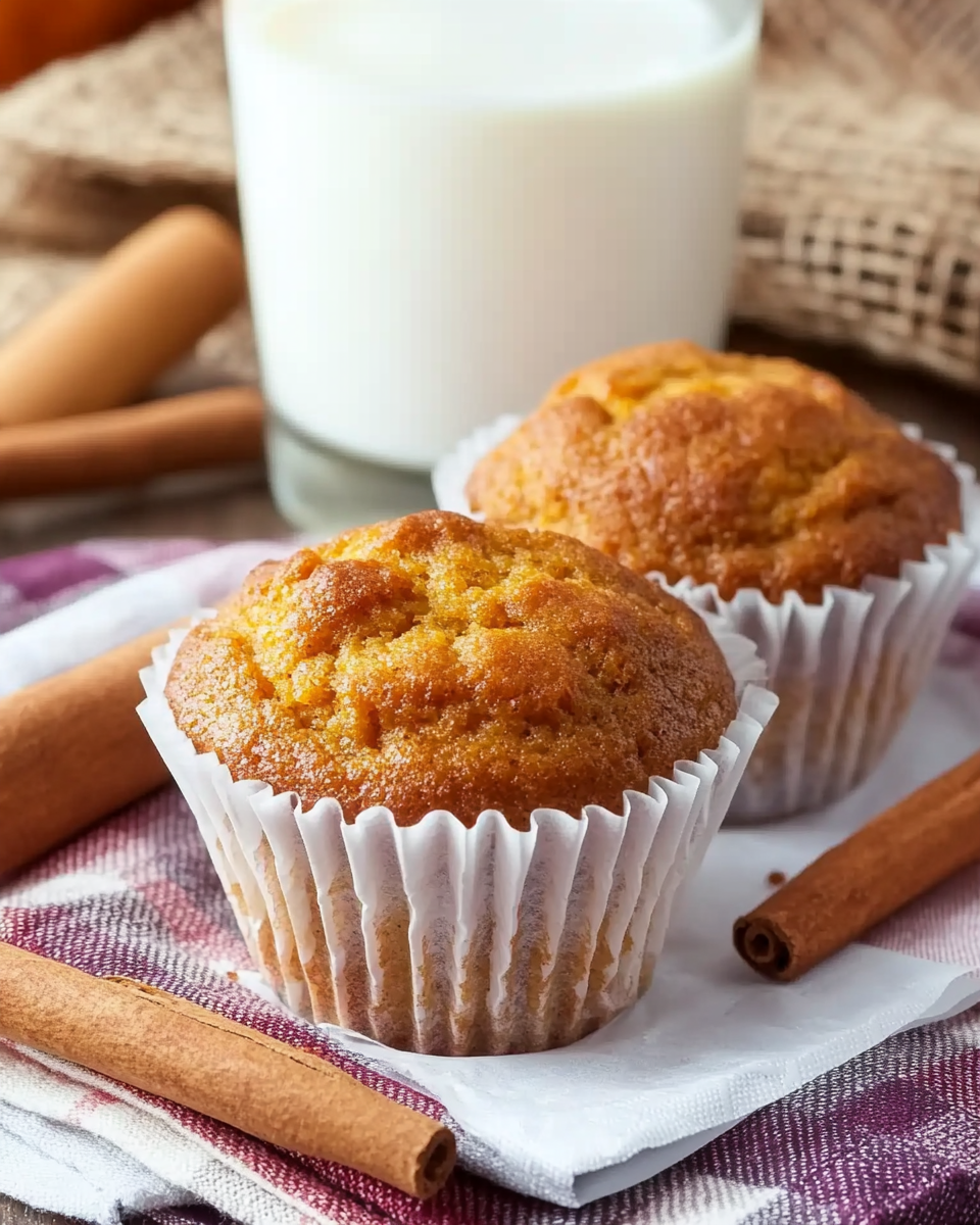 2-Ingredient Pumpkin Muffins