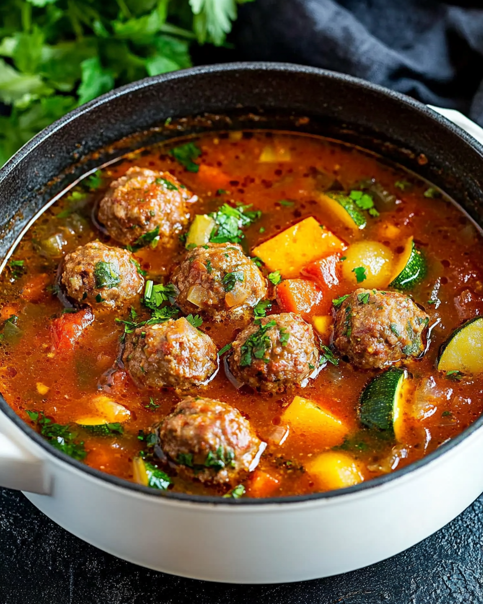 Albondigas soup