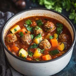 Albondigas soup