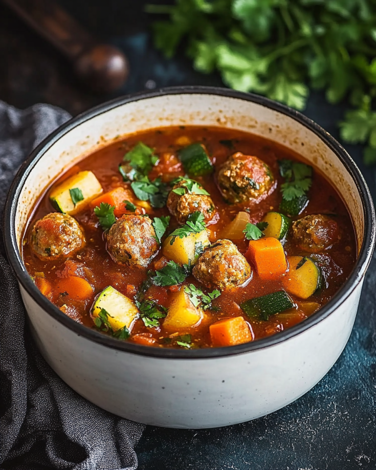 Albondigas soup