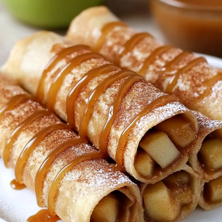 Caramel Apple Pie Taquitos