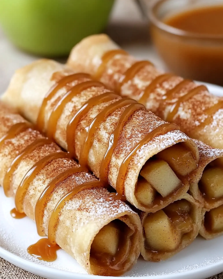 Caramel Apple Pie Taquitos