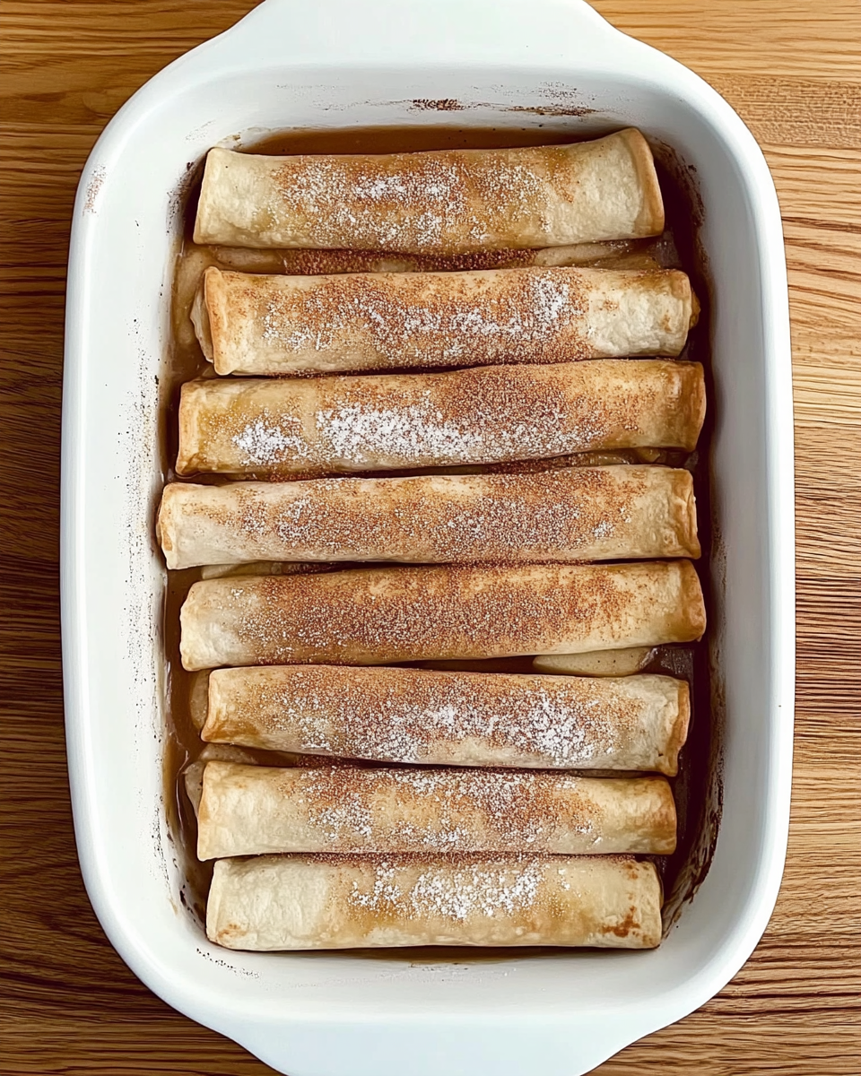 Caramel Apple Pie Taquitos