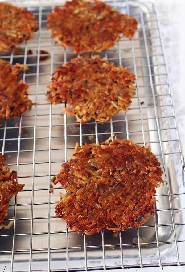 Cheddar Apple Potato Latkes