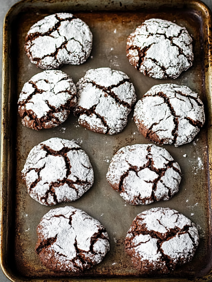 Chocolate Crinkle Cookies