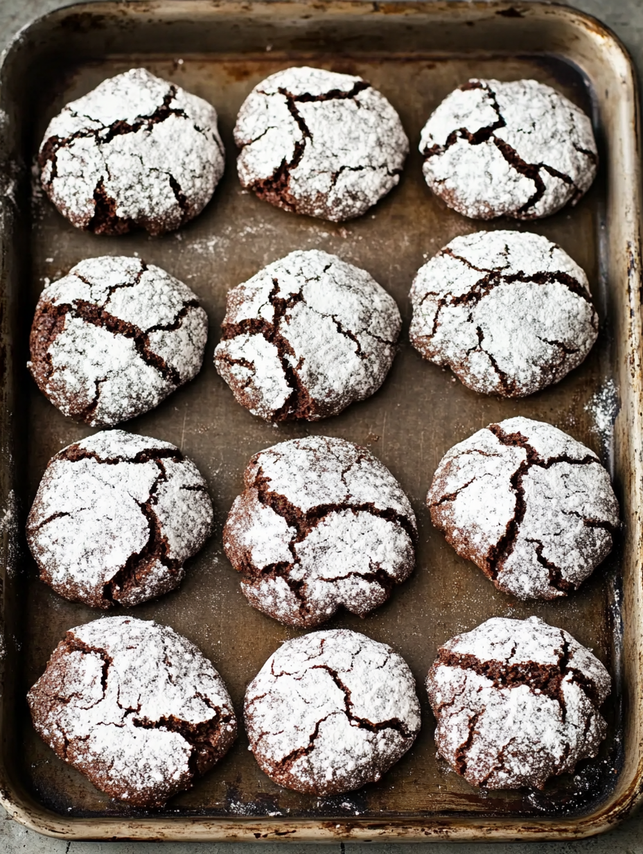 Chocolate Crinkle Cookies