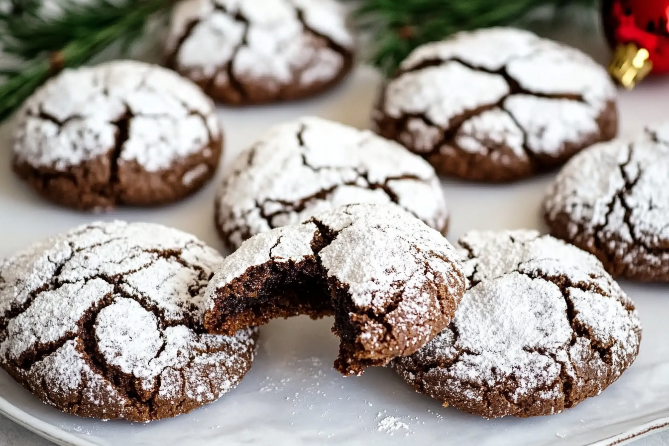 Chocolate Crinkle Cookies