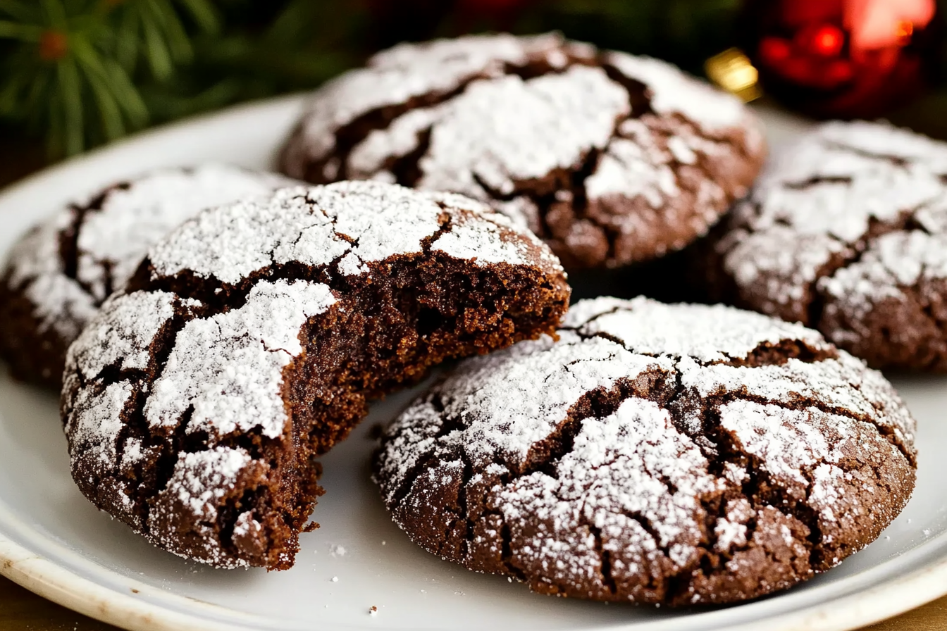 Chocolate Crinkle Cookies