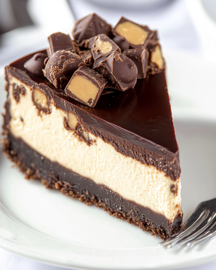 Chocolate Peanut Butter Cheesecake