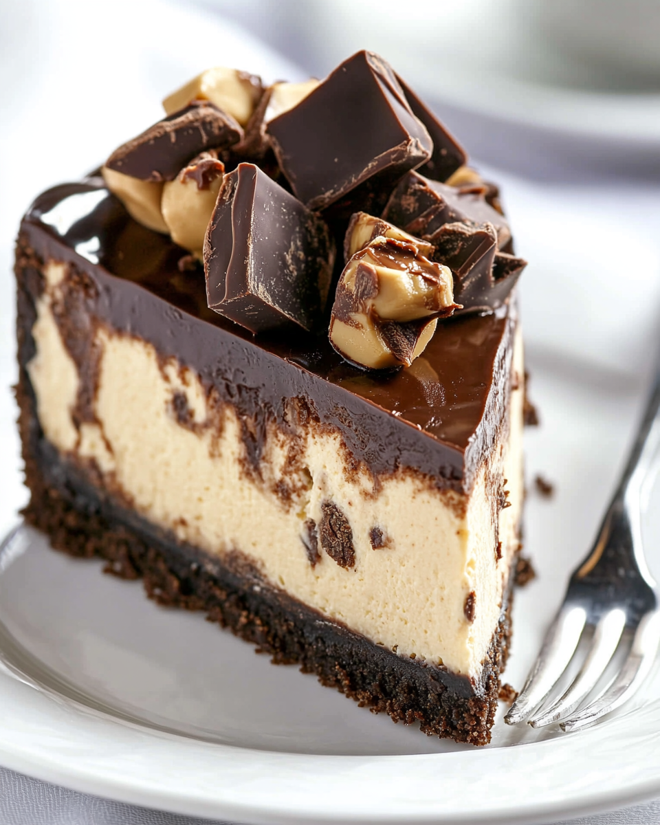 Chocolate Peanut Butter Cheesecake