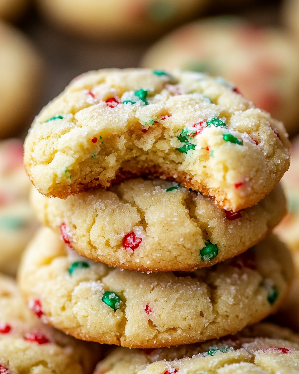 Christmas Gooey Butter Cookies