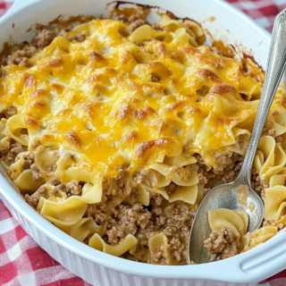 Classic Hamburger and Noodle Casserole