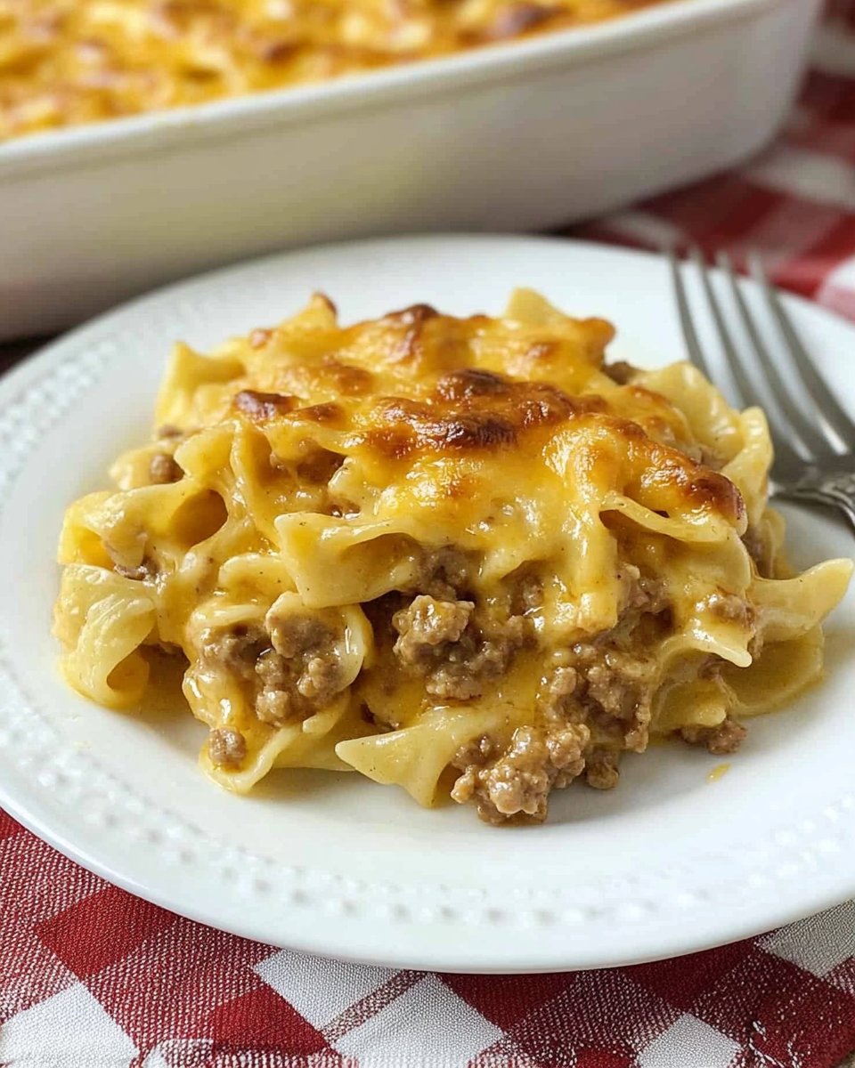 Classic Hamburger and Noodle Casserole