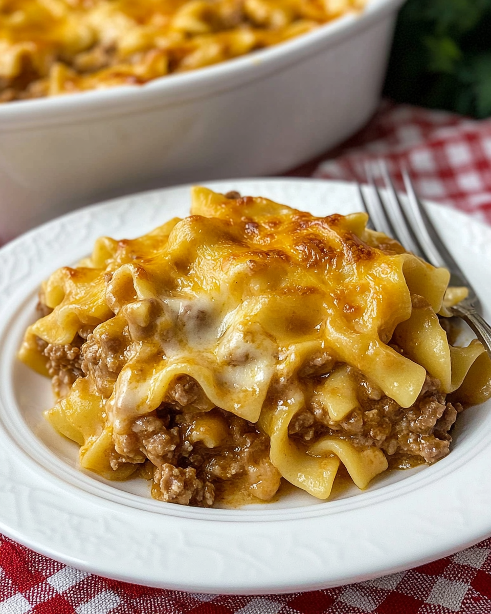 Classic Hamburger and Noodle Casserole