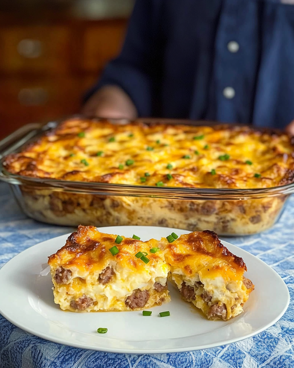 Easy Egg & Sausage Casserole