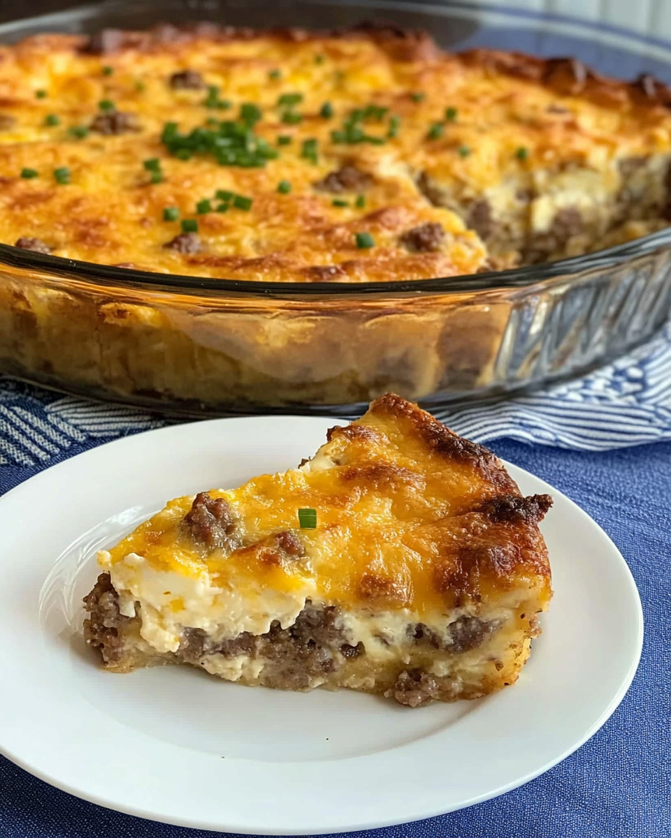 Easy Egg & Sausage Casserole