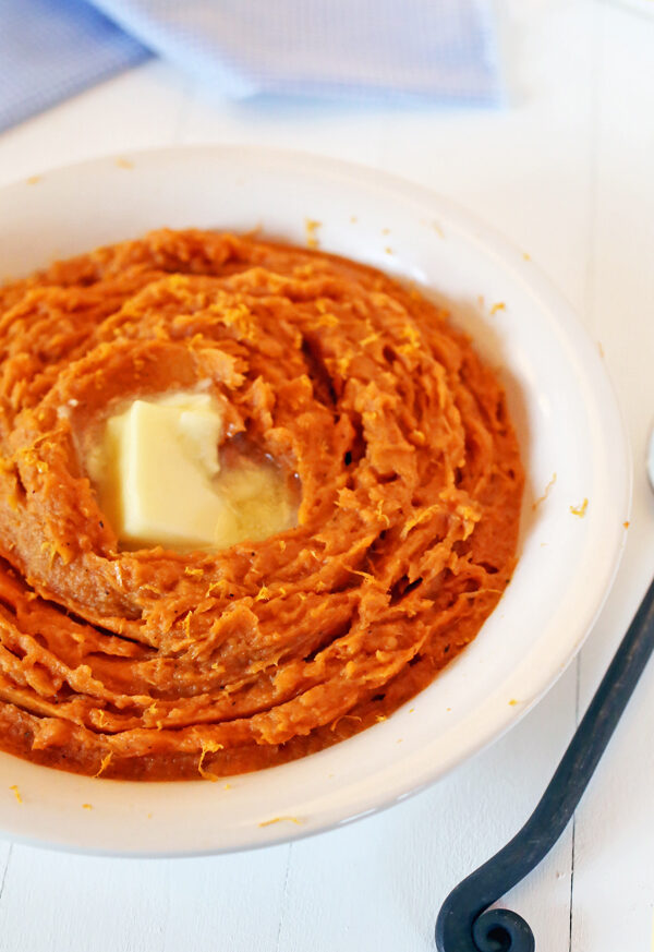 Gingerbread Mashed Sweet Potatoes