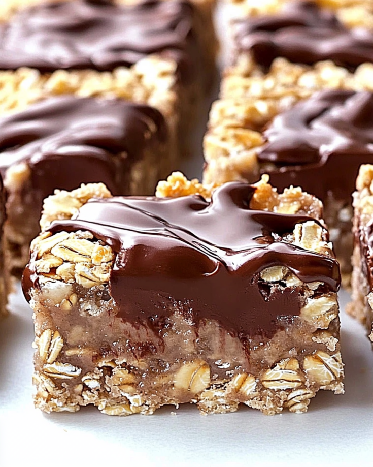 No-Bake Chocolate Oatmeal Bars