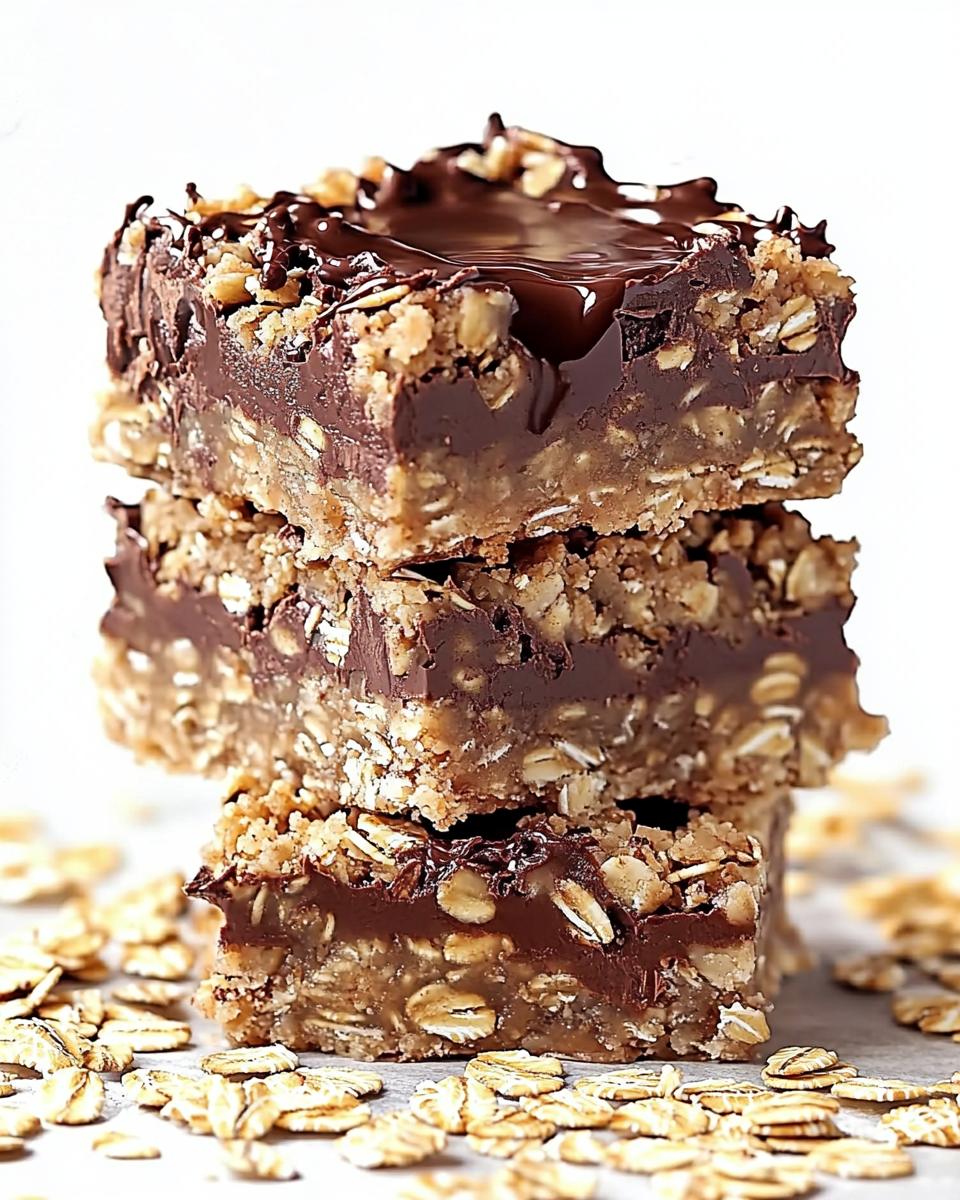 No-Bake Chocolate Oatmeal Bars