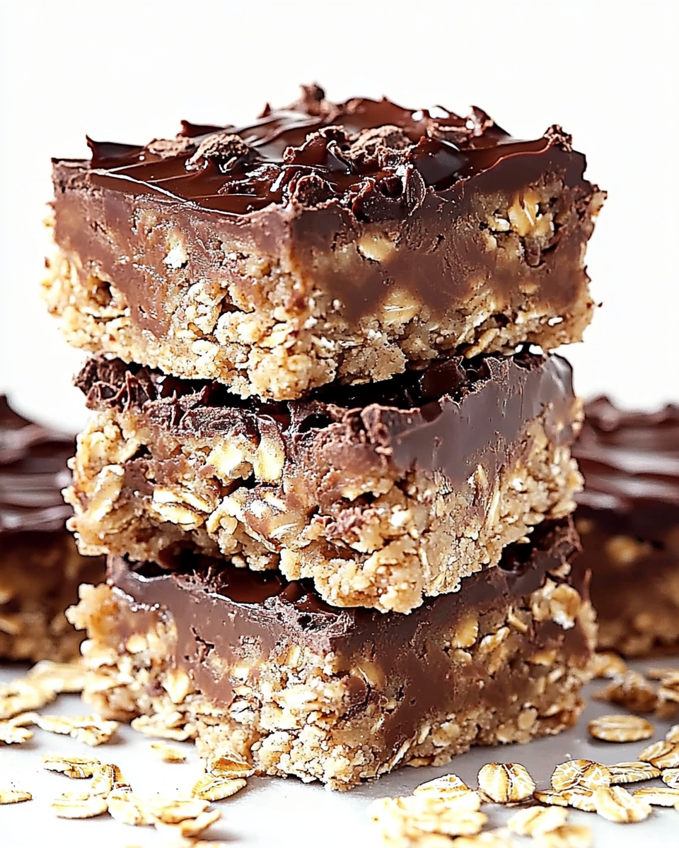 No-Bake Chocolate Oatmeal Bars