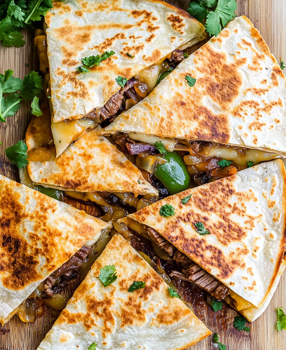 Philly Cheesesteak Quesadilla