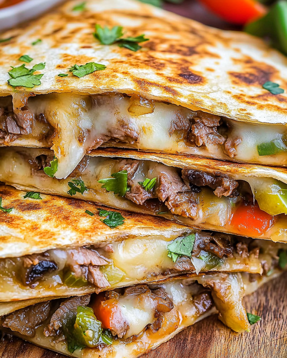 Philly Cheesesteak Quesadilla