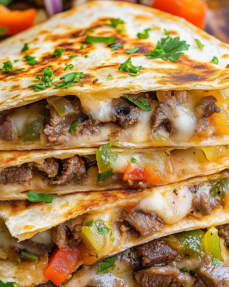 Philly Cheesesteak Quesadilla