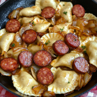 Pierogies and Kielbasa