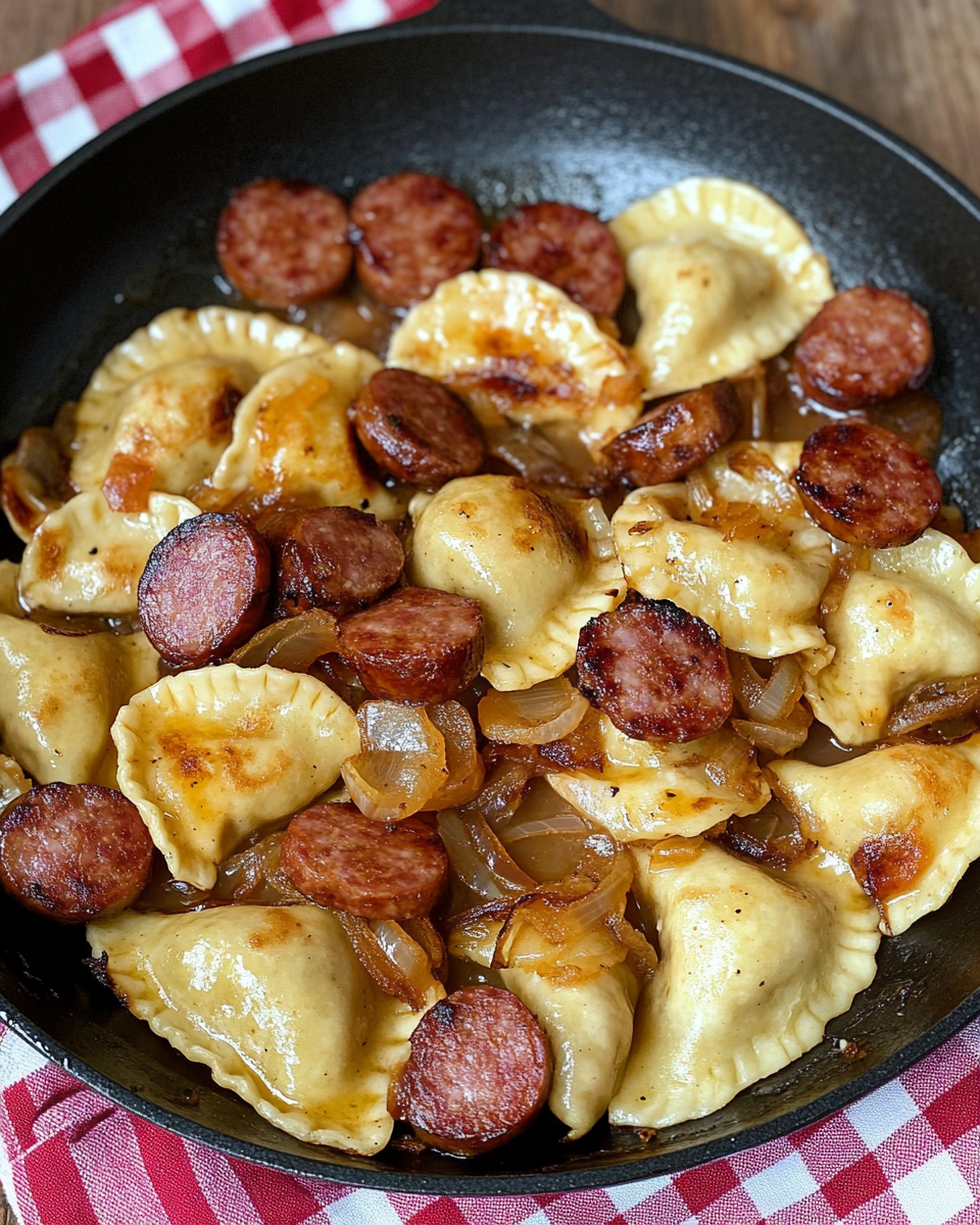 Pierogies and Kielbasa