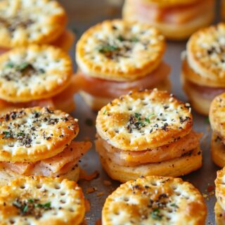 Ritz Cracker Party Sandwiches