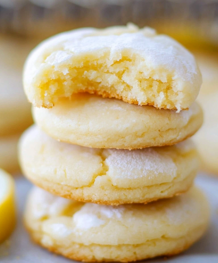 Soft Cream Cheese Lemon Cookies