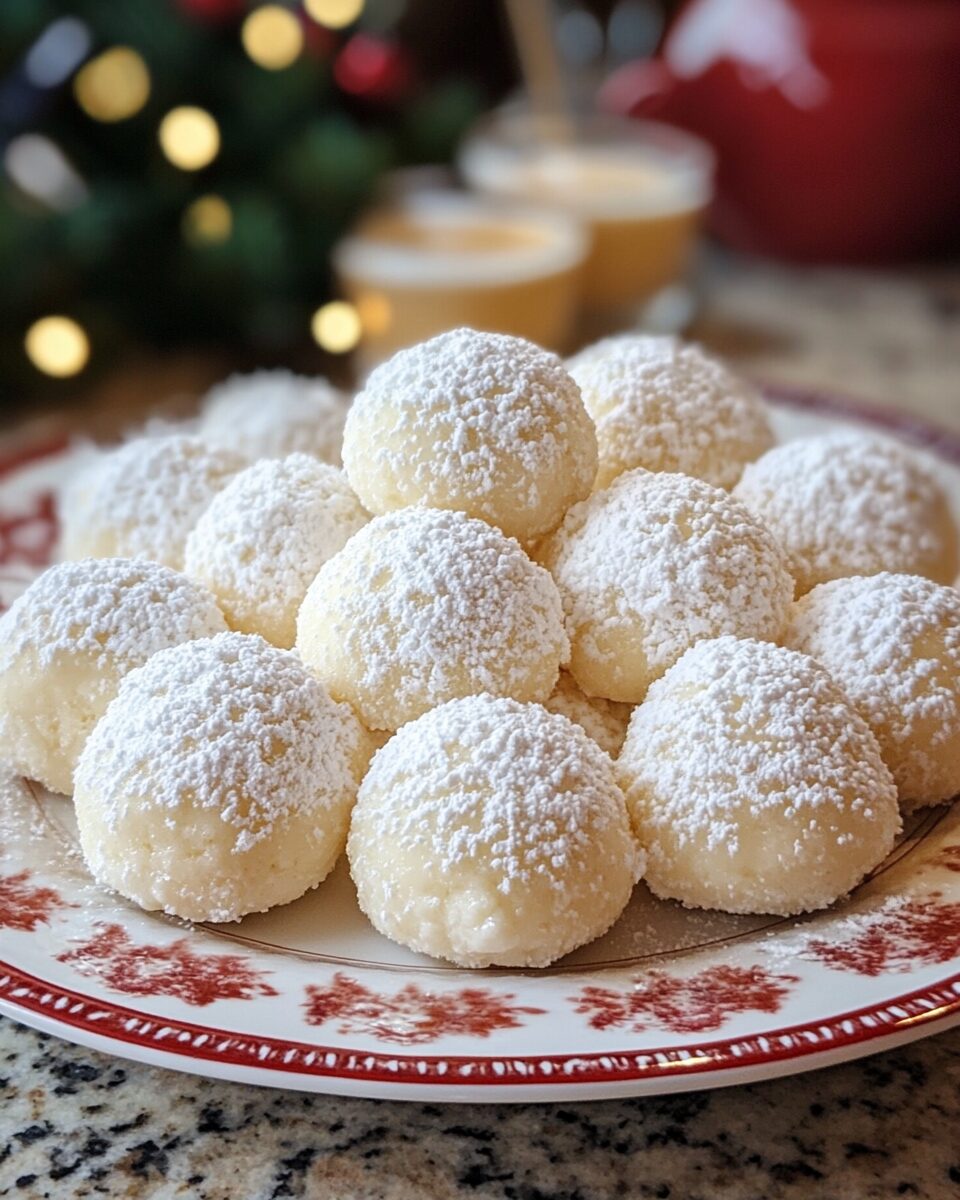 Sweetened Condensed Milk Snowballs